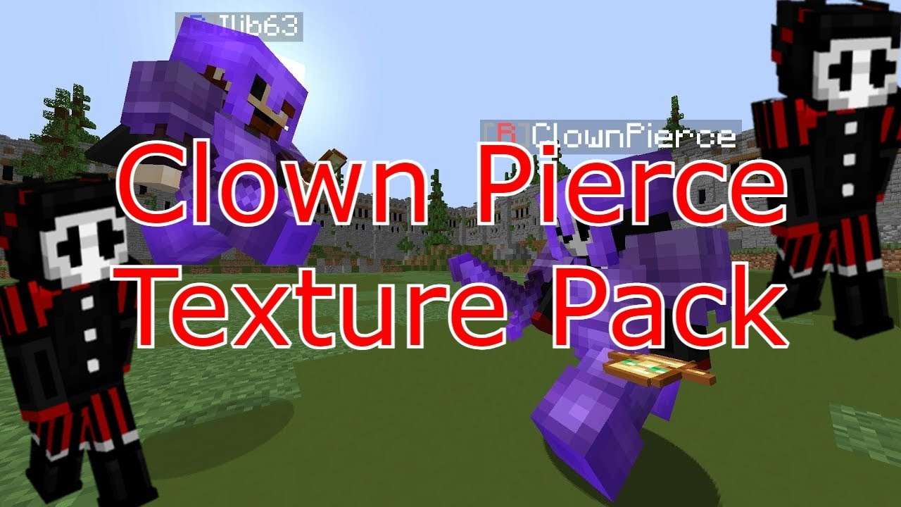 Clown Pierce Texture Pack 32x by Klaidas on PvPRP